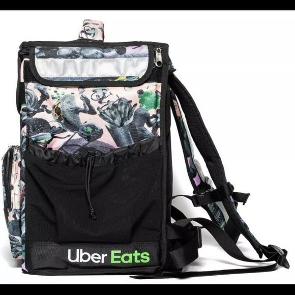 Uber Eats Delivery Insulated Backpack Limited Edition Artist Series Bag
